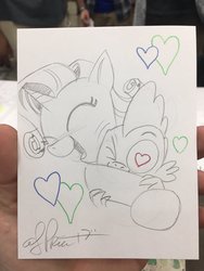 Size: 1536x2048 | Tagged: safe, artist:andypriceart, rarity, spike, dragon, g4, andy price is trying to murder us, andy you magnificent bastard, blushing, cute, female, hug, male, monochrome, raribetes, ship:sparity, shipping, straight, traditional art