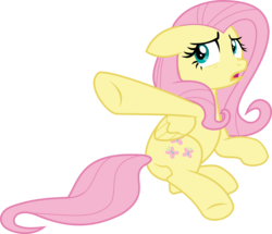 Size: 5829x5018 | Tagged: safe, artist:jhayarr23, fluttershy, pegasus, pony, fame and misfortune, g4, absurd resolution, female, floppy ears, folded wings, mare, simple background, solo, transparent background, vector, wings