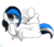 Size: 3500x3000 | Tagged: safe, artist:cloufy, oc, oc only, oc:waver, pegasus, pony, high res, open mouth, simple background, solo, spread legs, spread wings, spreading, transparent background, wings