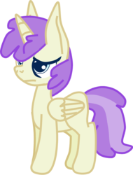 Size: 624x823 | Tagged: safe, artist:casanova-mew, alula, pluto, princess erroria, alicorn, pony, g4, 4chan, female, simple background, solo, transparent background