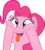 Size: 6784x7456 | Tagged: safe, artist:paganmuffin, pinkie pie, earth pony, pony, fame and misfortune, g4, absurd resolution, female, flawless, mare, open mouth, simple background, solo, tongue out, transparent background, vector