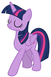 Size: 4723x7125 | Tagged: safe, artist:estories, twilight sparkle, alicorn, pony, g4, absurd resolution, eyes closed, female, mare, simple background, solo, transparent background, twilight sparkle (alicorn), vector