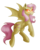 Size: 1024x1280 | Tagged: safe, artist:meownimator, fluttershy, bat pony, pony, g4, female, flutterbat, glowing eyes, mare, race swap, simple background, smiling, solo, transparent background, watermark