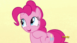Size: 800x450 | Tagged: safe, screencap, pinkie pie, earth pony, pony, fame and misfortune, g4, season 7, animated, female, flawless, gif, mare, solo