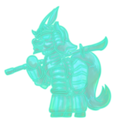 Size: 2000x2000 | Tagged: safe, artist:theomegaridley, oc, oc only, ghost, pony, armor, helmet, high res, mask, samurai, shogun, simple background, transparent background, weapon