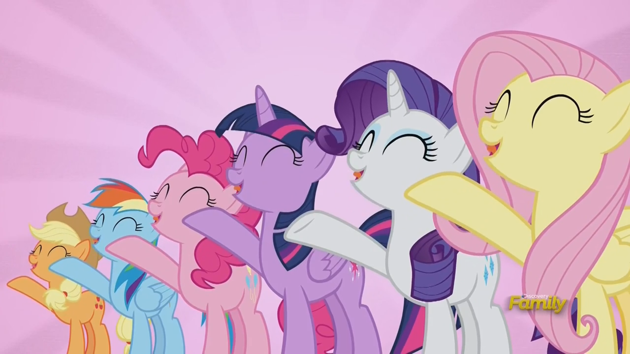 Mlp Help Me #1510100 - safe, screencap, applejack, fluttershy, pinkie pie, rainbow ...