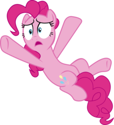 Size: 1939x2113 | Tagged: safe, artist:frownfactory, pinkie pie, earth pony, pony, fame and misfortune, g4, .svg available, blue eyes, female, pink hair, pink mane, pink tail, simple background, solo, svg, transparent background, vector