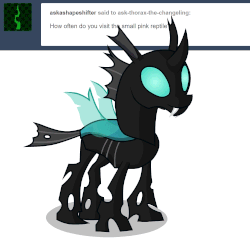 Size: 1000x1000 | Tagged: safe, artist:ask-thorax-the-changeling, artist:hyper dash, thorax, changeling, ask thorax, g4, animated, ask, gif, male, solo, tumblr