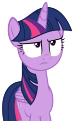 Size: 1828x2972 | Tagged: safe, artist:sketchmcreations, twilight sparkle, alicorn, pony, fame and misfortune, g4, annoyed, female, folded wings, frown, mare, simple background, solo, transparent background, twilight sparkle (alicorn), vector