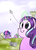 Size: 1000x1400 | Tagged: safe, artist:zouyugi, spike, starlight glimmer, twilight sparkle, dragon, pony, unicorn, g4, cute, female, glimmerbetes, glowing horn, horn, kite, looking at you, magic, male, mare, owo, slit pupils, smiling, soon, spy-twi, spying, telekinesis, that pony sure does love kites, tongue out