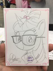Size: 1536x2048 | Tagged: safe, artist:andypriceart, moondancer, pony, unicorn, g4, female, mare, monochrome, solo, traditional art