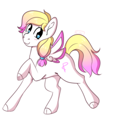 Size: 1024x1024 | Tagged: safe, artist:cinnamonsparx, oc, oc only, oc:soft melody, pegasus, pony, cloven hooves, female, mare, raised hoof, simple background, solo, transparent background