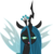 Size: 4917x5000 | Tagged: safe, artist:dashiesparkle, queen chrysalis, changeling, changeling queen, g4, .svg available, absurd resolution, bust, crown, female, jewelry, portrait, regalia, simple background, solo, transparent background, vector