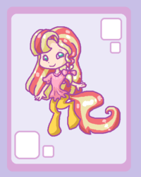 Size: 462x578 | Tagged: safe, artist:shadowdeal, oc, oc only, oc:eventide, satyr, parent:sunset shimmer, solo
