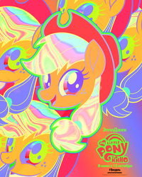 Size: 1638x2048 | Tagged: safe, applejack, earth pony, pony, g4, my little pony: the movie, official, cowboy hat, female, hat, looking at you, my little pony logo, poster, russian, solo