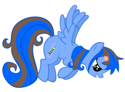 Size: 3000x2209 | Tagged: safe, artist:are-you-jealous, pegasus, pony, female, high res, mare, o:twisty loops, simple background, solo, transparent background