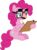 Size: 1650x2242 | Tagged: safe, artist:frownfactory, pinkie pie, earth pony, pony, fame and misfortune, g4, .svg available, blue eyes, cutie mark, disguise, fake glasses, female, glasses, groucho mask, mare, pink coat, pink hair, pink mane, pink tail, pinkiatrist, simple background, sitting, solo, svg, transparent background, vector