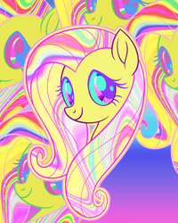 Size: 1638x2048 | Tagged: safe, fluttershy, pegasus, pony, g4, my little pony: the movie, official, color porn, female, poster, solo