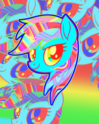 Size: 1638x2048 | Tagged: safe, rainbow dash, pegasus, pony, g4, my little pony: the movie, official, color porn, female, poster, solo