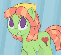 Size: 1285x1164 | Tagged: safe, artist:treekickerdraws, tree hugger, earth pony, pony, g4, female, mare, solo