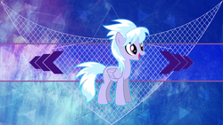 Size: 3840x2160 | Tagged: safe, artist:laszlvfx, artist:silentmatten, edit, cloudchaser, pegasus, pony, g4, female, high res, mare, solo, wallpaper, wallpaper edit