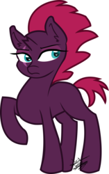 Size: 5000x7949 | Tagged: safe, artist:scarlett-letter, tempest shadow, pony, unicorn, g4, my little pony: the movie, absurd resolution, adult blank flank, blank flank, broken horn, cute, eye scar, female, horn, mare, missing accessory, scar, simple background, solo, tempestbetes, transparent background, vector