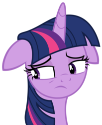 Size: 2772x3375 | Tagged: safe, artist:sketchmcreations, twilight sparkle, alicorn, pony, fame and misfortune, g4, floppy ears, frown, high res, sad, simple background, solo, transparent background, twilight sparkle (alicorn), vector