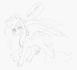 Size: 1530x1390 | Tagged: safe, artist:twisted-sketch, oc, oc only, oc:tail, pegasus, pony, female, solo