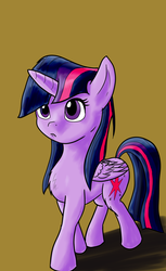 Size: 3300x5400 | Tagged: safe, artist:m_d_quill, twilight sparkle, alicorn, pony, g4, chest fluff, female, solo, twilight sparkle (alicorn)