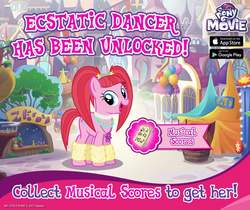 Size: 940x788 | Tagged: safe, gameloft, pacific glow, earth pony, pony, g4, my little pony: the movie, official, female, hasbro, mare, my little pony logo, solo