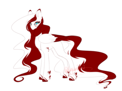 Size: 4000x3000 | Tagged: safe, artist:minelvi, oc, oc only, oc:red velvet, pegasus, pony, colored wings, female, high res, mare, multicolored wings, simple background, solo, transparent background