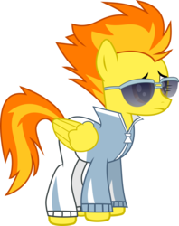 Size: 895x1130 | Tagged: safe, artist:frownfactory, spitfire, pegasus, pony, g4, .svg available, clothes, female, mare, multicolored hair, multicolored mane, multicolored tail, orange hair, orange mane, orange tail, show accurate, simple background, solo, sunglasses, svg, transparent background, vector, warmup suit, wings, wonderbolts, yellow coat