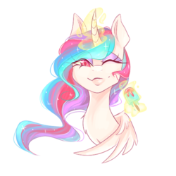 Size: 500x500 | Tagged: safe, artist:crystalfilth, princess celestia, pony, g4, food, ice cream, simple background, transparent background