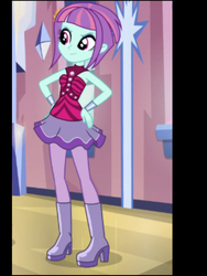 Size: 1536x2048 | Tagged: safe, screencap, sunny flare, equestria girls, equestria girls specials, g4, my little pony equestria girls: dance magic, boots, clothes, flamenco, hand on hip, high heel boots, shoes, tutu