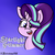 Size: 1000x1000 | Tagged: safe, artist:heartpallete, starlight glimmer, pony, unicorn, g4, bust, cute, female, glimmerbetes, mare, open mouth, portrait, simple background, smiling, solo