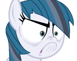 Size: 744x588 | Tagged: safe, artist:user-434, oc, oc only, oc:kamino storm, pony, angry, do i look angry, female, mare, simple background, solo, transparent background