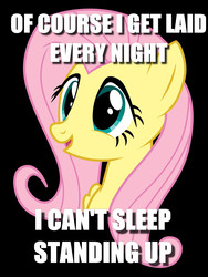 Size: 750x1000 | Tagged: safe, fluttershy, pony, g4, exploitable meme, image macro, innocent, meme, naive, painfully innocent fluttershy