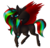 Size: 3721x3609 | Tagged: safe, artist:crazllana, oc, oc only, oc:nova, alicorn, pony, colored wings, female, high res, mare, multicolored wings, simple background, solo, transparent background