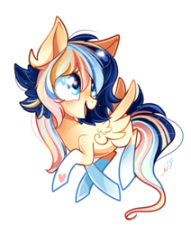 Size: 600x707 | Tagged: safe, artist:ipun, oc, oc only, oc:hanuel, pegasus, pony, commission, female, heart eyes, mare, simple background, solo, transparent background, wingding eyes