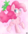 Size: 5000x6000 | Tagged: safe, artist:meowmavi, gummy, pinkie pie, earth pony, pony, g4, absurd resolution, cute, diapinkes, female, looking back, mare, mouth hold, open mouth, raised hoof, smiling