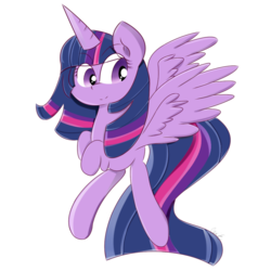 Size: 1024x1024 | Tagged: safe, artist:supera14ever, twilight sparkle, alicorn, pony, g4, female, simple background, solo, transparent background, twilight sparkle (alicorn)