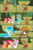 Size: 4551x7001 | Tagged: safe, artist:cyanlightning, apple bloom, button mash, scootaloo, sweetie belle, oc, oc:cyan lightning, alicorn, earth pony, pegasus, pony, unicorn, comic:cyan's adventure, g4, .svg available, absurd resolution, apple, apple tree, buttoncorn, colt, comic, cutie mark crusaders, female, filly, food, king button mash, male, tree, vector