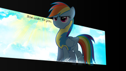 Size: 1920x1080 | Tagged: safe, artist:baumkuchenpony, artist:penguinsn1fan, rainbow dash, pony, g4, clothes, female, solo, uniform, wallpaper, wonderbolt trainee uniform