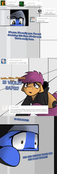 Size: 750x2250 | Tagged: safe, artist:conmanwolf, scootaloo, oc, oc:blue, pegasus, pony, ask factory scootaloo, fanfic:rainbow factory, g4, clothes, comic, crying, factory scootaloo