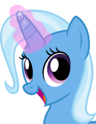 Size: 1473x1895 | Tagged: safe, artist:smhungary, trixie, pony, g4, female, looking at you, magic, simple background, solo, transparent background, vector