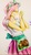 Size: 1556x2769 | Tagged: safe, artist:nolyanimeid, fluttershy, equestria girls, g4, my little pony equestria girls: summertime shorts, pet project, bow, clothes, eyes closed, female, simple background, smiling, solo, traditional art