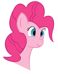 Size: 1500x1909 | Tagged: safe, artist:xxthehtfgodxx, derpibooru exclusive, pinkie pie, earth pony, pony, g4, female, no catchlights, simple background, smiling, solo, transparent background, vector