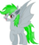 Size: 2867x3232 | Tagged: safe, artist:skyremixer, oc, oc only, oc:sky remixer, bat pony, pony, female, high res, mare, raised hoof, simple background, solo, transparent background