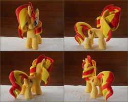 Size: 5120x4096 | Tagged: safe, artist:egalgay, sunset shimmer, pony, unicorn, g4, absurd resolution, female, irl, mare, photo, plushie, solo