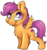 Size: 2821x3019 | Tagged: safe, artist:cutepencilcase, scootaloo, pegasus, pony, g4, cute, cutealoo, female, filly, high res, simple background, solo, the cmc's cutie marks, tiny ponies, transparent background
